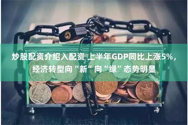 炒股配资介绍入配资 上半年GDP同比上涨5%，经济转型向“新”向“绿”态势明显