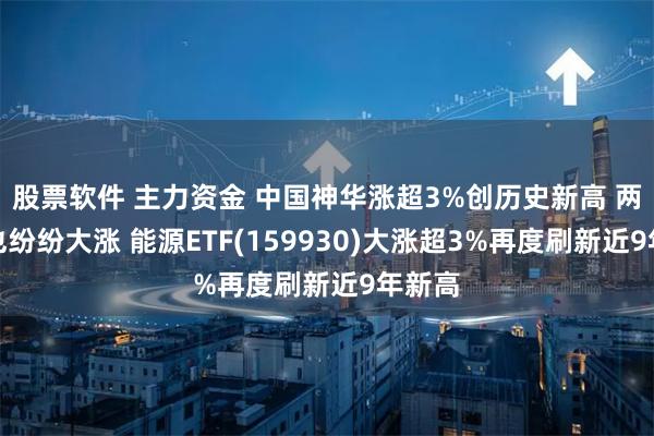 股票软件 主力资金 中国神华涨超3%创历史新高 两桶油也纷纷大涨 能源ETF(159930)大涨超3%再度刷新近9年新高